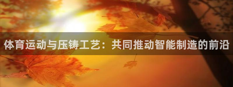 体育运动与压铸工艺：共同推动智能制造的前沿