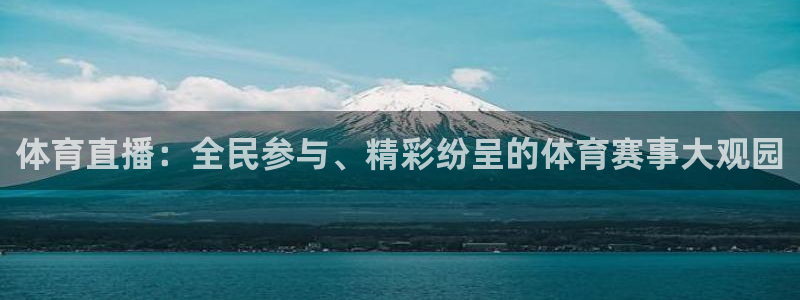体育直播：全民参与、精彩纷呈的体育赛事大观园